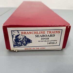 Vintage Branchline Ho Seaboard Diner Train Passenger Car Kit Silver 14910-3 USA